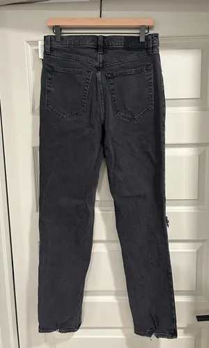 Abercrombie 90’s straight ultra high rise jeans thumbnail 3