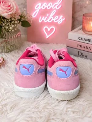 Puma Palermo Sugar Rush Pink Purple Womens 8 Youth 6.5 Sneakers NWT thumbnail 4