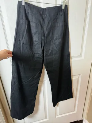 Anthropologie Maeve Colette High-Rise Wide-Leg Pants 8 thumbnail 3