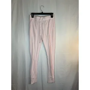 Chaser Lounge Set Womens Size S Pink V-Neck Snap Top Drawstring Joggers thumbnail 3