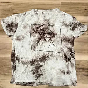 Shein Tie Dye Brown and White Mama Tee Shirt Women’s XL thumbnail 1