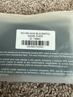 NIB Quay Game Over 49mm Square Sunglasses black smoke polarized unisex thumbnail 4