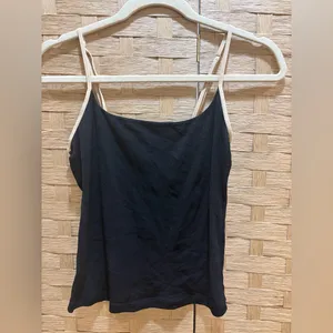 Vintage Y2K 2000s Victoria’s Secret Black Cami Contrast Trim XS Euro Chic EUC thumbnail 2