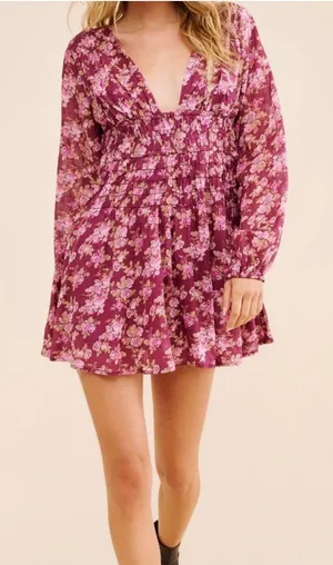 Free People Keep You Mini Dress Size M thumbnail 1