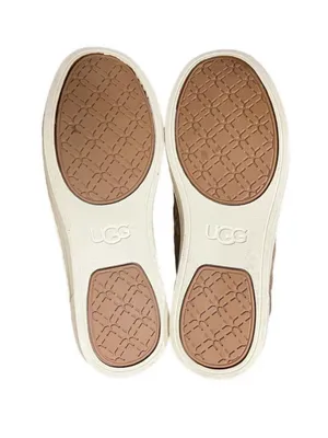 UGG Quilted Slip-On Sneakers in Tan with White Toe thumbnail 3