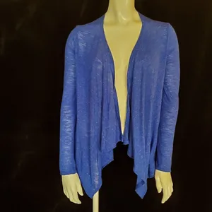 American Eagle Outfitters Blue & White Cardigan (XS) thumbnail 2