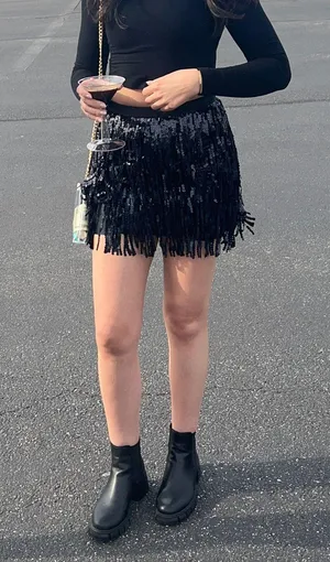 Sparkle Skirt Black Size 8 thumbnail 4
