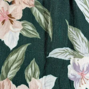 Show Me Your‎ Mumu Dark Green Floral Tropical Maxi Slip Dress Small READ thumbnail 6