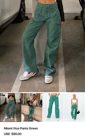 Lioness by Princess Polly Miami Vice Matching Set Cargo Pants and Corset Top thumbnail 3