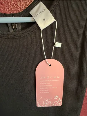 Soo Slick Built-In Shapewear Sleeveless Rib Bodycon Maxi Dress Black Small NWT thumbnail 2