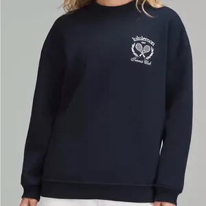 Lululemon 1007. Heavyweight Fleece Pullover Tennis Club sz large ptp 27 no sz tag thumbnail 1