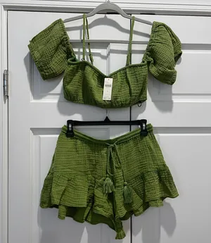 Anthropologie short set thumbnail 2