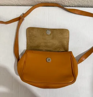 Furla Made in Italy Leather Crossbody Bag Caramel Brown Small Minimalist thumbnail 7