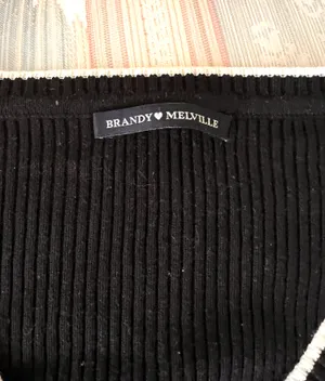 Brandy Melville Cropped Knit Top thumbnail 2