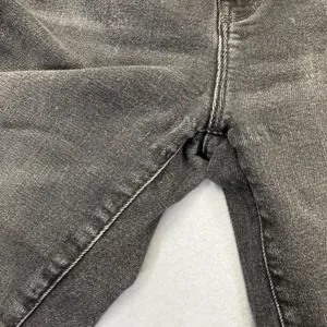 MOTHER High Waisted Looker Ankle Fray Night Hawk Skinny Jeans Gray‎ 23 READ thumbnail 9
