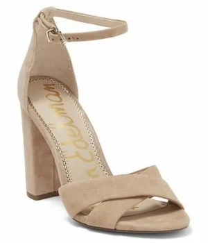 Sam Edelman Yaro Block Heel Ankle Strap Criss‎ Cross Sandals Size 10 thumbnail 1