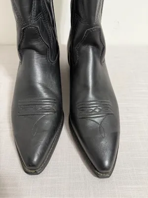Capezio Vintage Women's Leather Western Cowgirl Boots Size 10 #267172 thumbnail 3