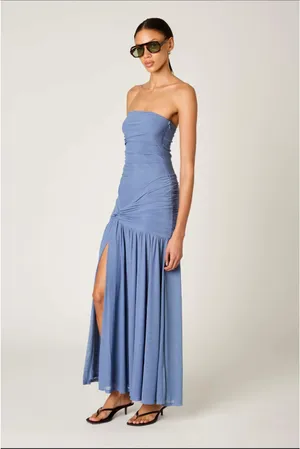 NIA maxi dress Blue thumbnail 3
