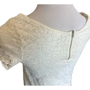 Womens American Eagle 2011 Lace Zipper Back Layered Top - Sz XS thumbnail 2