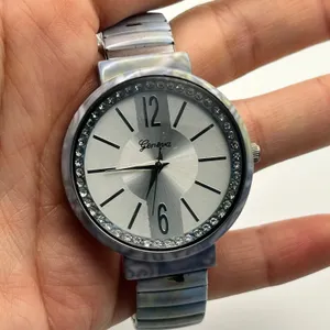 Geneva Pastel Iridescent Watch with Crystal-accented Bezel Working New Battery thumbnail 8