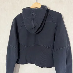 Lululemon Women’s Scuba Oversized 1/2 Zip Sweatshirt Hoodie Pullover Black M/L thumbnail 7