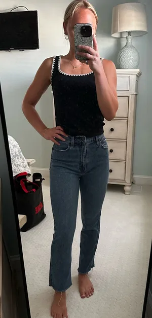 Abercrombie & Fitch Jeans Ankle Straight ultra High-Rise 24 R thumbnail 1