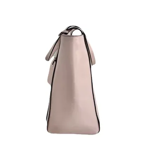 NWOT Kate Spade Greyish Pink Blush Nude ‘Lalena’ Large Pocket Leather Tote Bag thumbnail 2