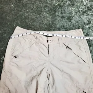Eddie‎ Bauer Cargo Capri Wide Leg Nylon Pants thumbnail 4