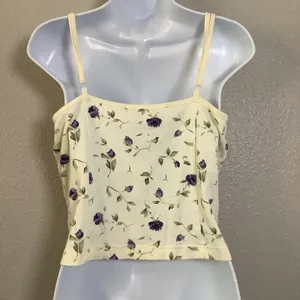 Victoria's Secret True Vintage Y2K 100% Cotton Cream Babydoll Camisole L‎ Fairy thumbnail 2