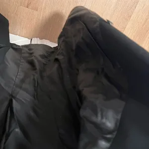 Zara Double Breasted Black Blazer Gold Buttons Padded XS thumbnail 4