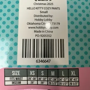 Hello Kitty Pink Cozy Pants with Colorful Character Print thumbnail 8