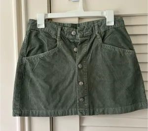 Free People Corduroy Mini Skirt thumbnail 1