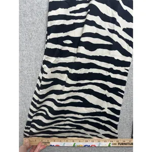 K. Jordan Large‎ Womens Pants Wide Leg Zebra Print Black White Loose Flowy thumbnail 12