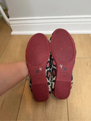 Rothy’s The Flat Red Cat Blue Halo Ballet Flats Women’s 8.5 EU 39 Animal Print thumbnail 6