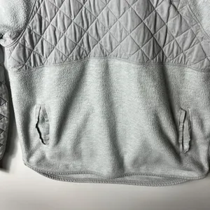 Abercrombie & Fitch Asymmetrical Quilted Pocket Quarter Snap Up‎ Fleece small thumbnail 5