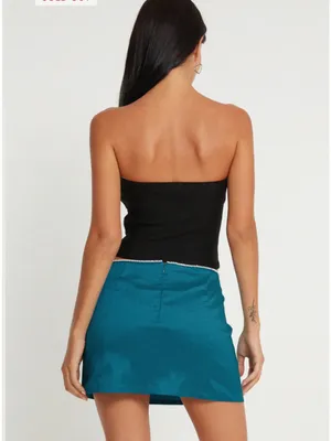 Motel Rocks Moray Mini Skirt Black Small NWT thumbnail 3