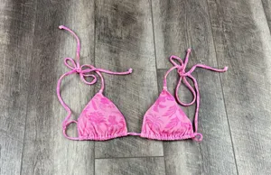 Kulani Kinis Pink Print Bikini Top thumbnail 1