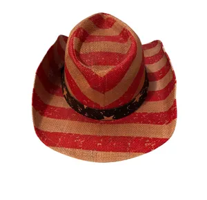 Stars n Stripes Cowboy Hat Red thumbnail 3