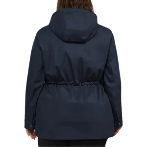 Hunter Women’s Wind & Water Resistant 100% Cotton Raincoat Hooded Jacket Size XS thumbnail 10