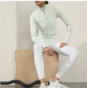 Athleta flurry seamless half zip  thumbnail 2