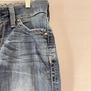 Ariat REAL Denim Womens Mid Rise Straight Leg Jeans Medium Wash‎ Western 29R thumbnail 9