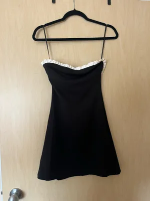 Princess Polly Thiers Strapless Mini Dress Black thumbnail 3