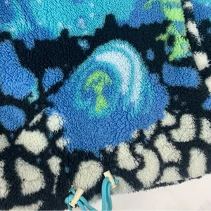 ALAB size medium alien encounter Blue and White Fleece hoodie thumbnail 10