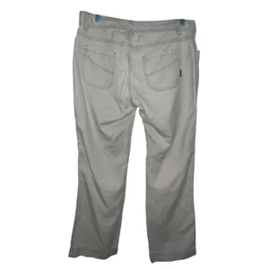 Patagonia Women Size‎ 8 Beige Hemp Blend Straight Leg Pants Pockets Mid Rise thumbnail 3