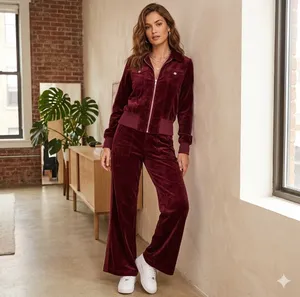 Vintage Juicy Couture Velour Tracksuit 2-piece set thumbnail 2