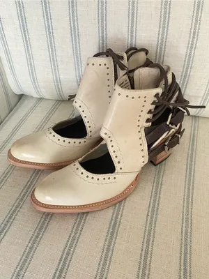 Freebird By Steven Desert Leather Buckle Cutout Studded Ankle Boots Size 10 thumbnail 7