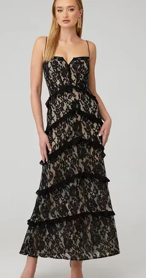 Niali lace dress Black Size 8 thumbnail 1
