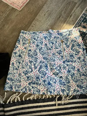 Lilly Pulitzer |‎ Marigold skort in indigo Star Crush size 4 thumbnail 5
