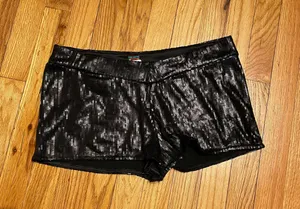 Love Vintage NWOT Sweet Y2k 90’s Sequins Shorts rave club night out showtime thumbnail 1