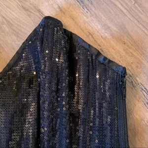 Y2K Goth Vampy Renaissance lolita Corset Top sequins black tie back XL thumbnail 2